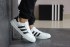 Кроссовки Мужские Adidas Gazelle (Белые с Черным) Реплика